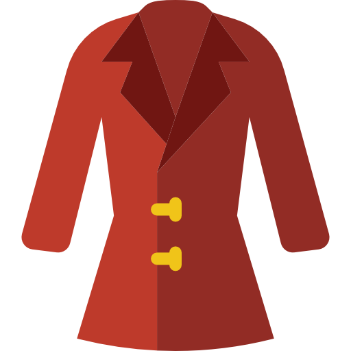 Coat Basic Miscellany Flat icon