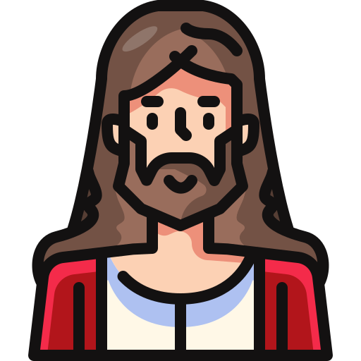 Jesus Generic Outline Color icon