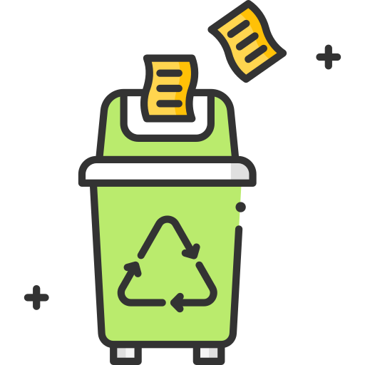 papelera de reciclaje icono gratis