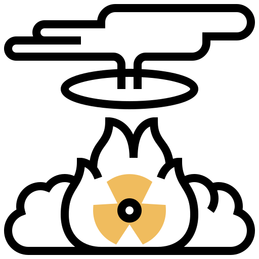Énergie nucléaire Icône gratuit