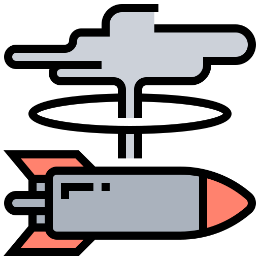 energía nuclear icono gratis