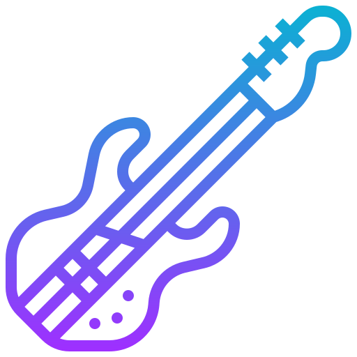 guitare basse Icône gratuit