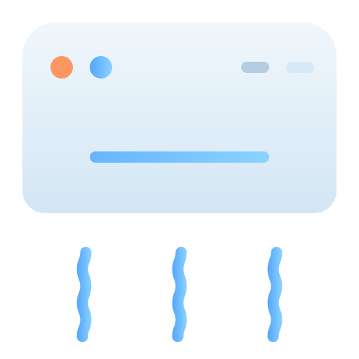 aire acondicionado icono gratis