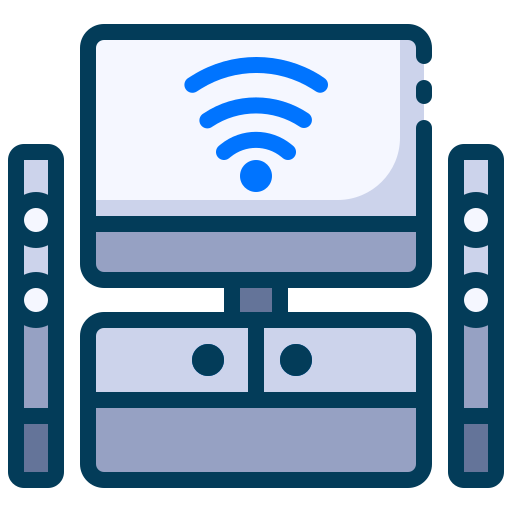 cine en casa icono gratis