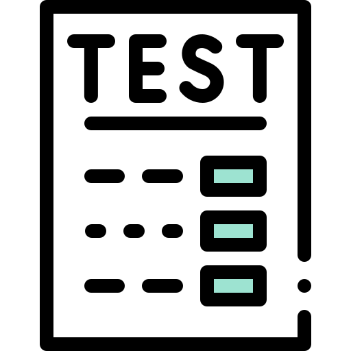 Test Detailed Rounded Lineal color icon