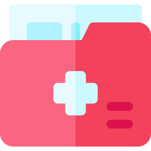 historial médico icono gratis