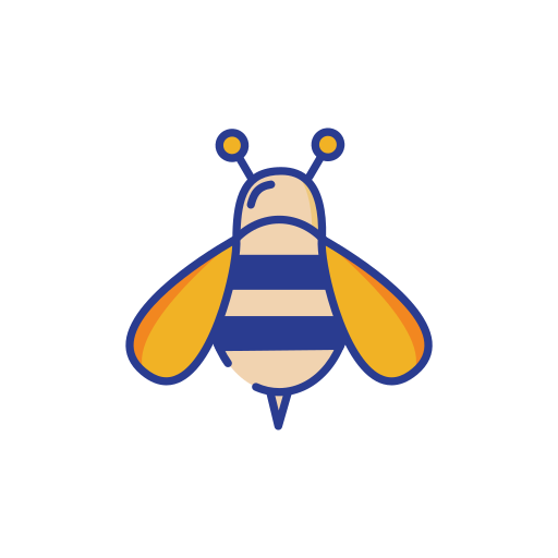 abeja icono gratis