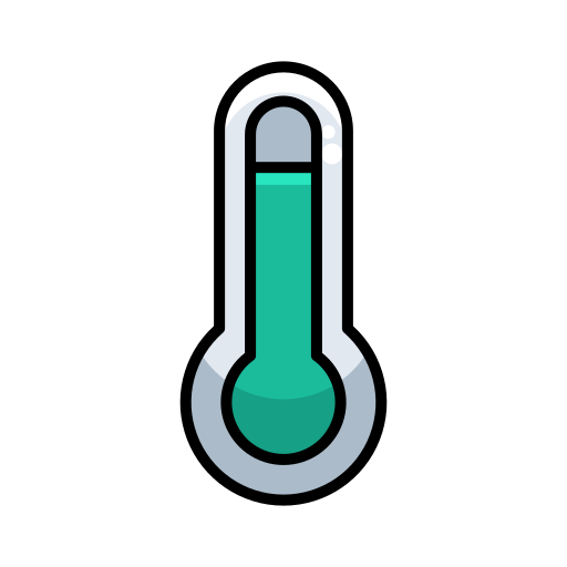 alta temperatura icono gratis