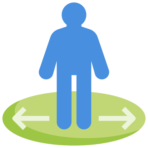 garde tes distances Icône gratuit garde tes distances Icône gratuit