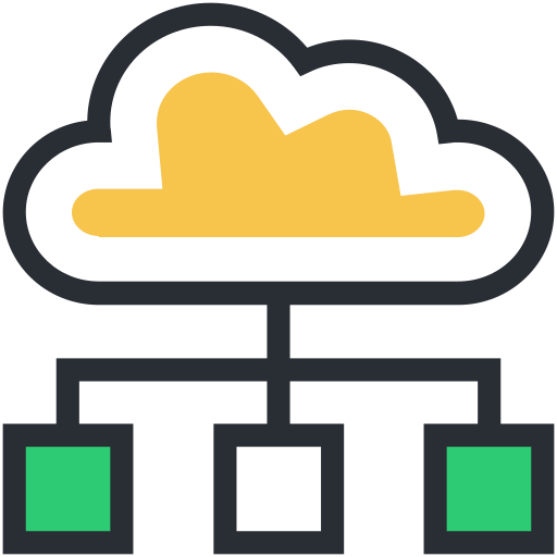 computación en la nube icono gratis