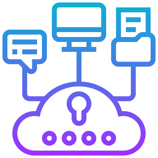 almacenamiento en la nube icono gratis