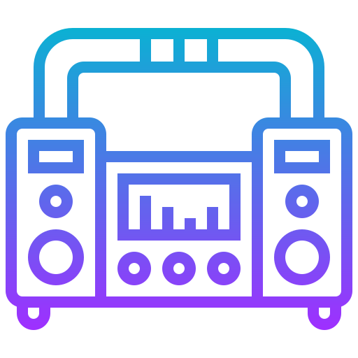 boombox icono gratis