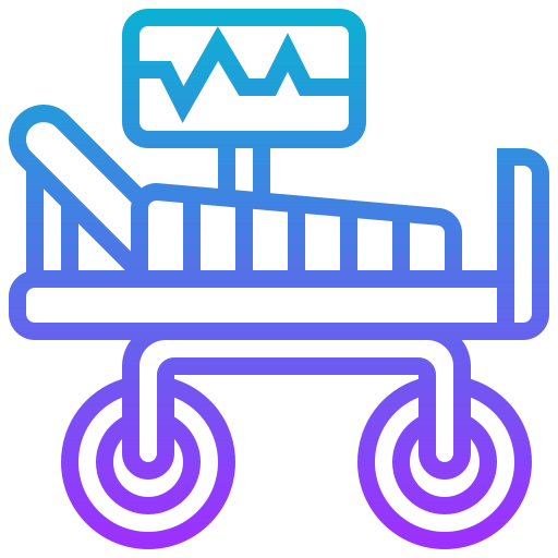 Hospital bed free icon