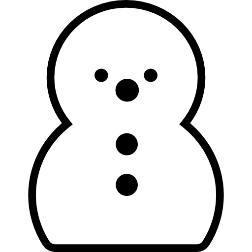 muñeco de nieve icono gratis