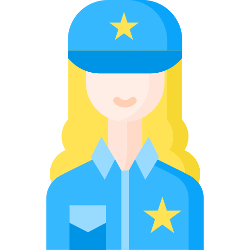 policía icono gratis