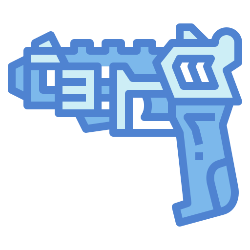 pistola de juguete icono gratis