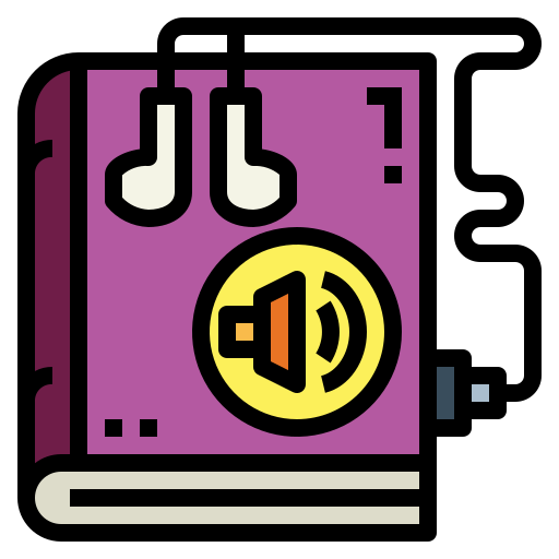 livre audio Icône gratuit