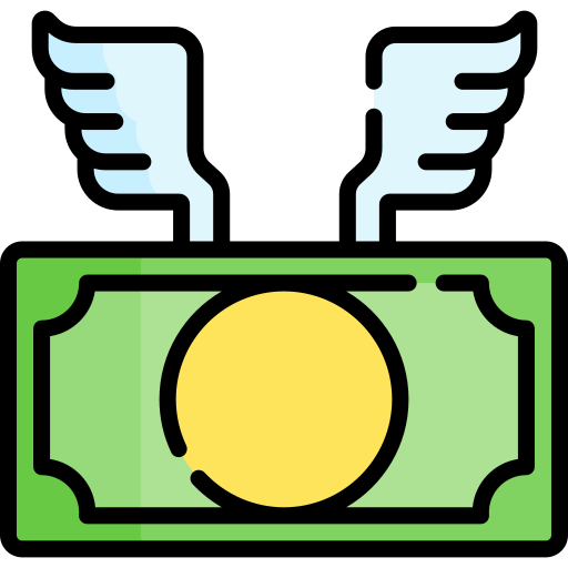 Летающие деньги бесплатно иконка