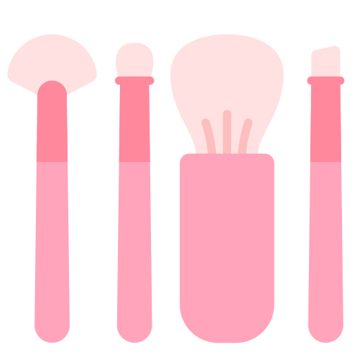 pinceles de maquillaje icono gratis