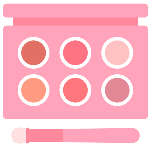 paleta de maquillaje icono gratis