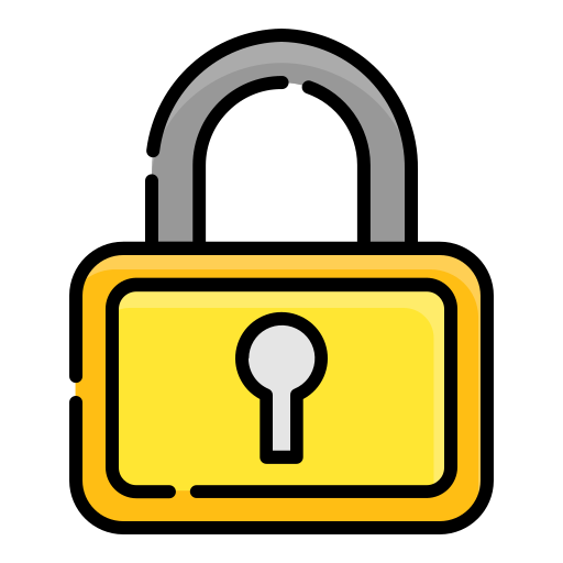 Padlock Generic Outline Color icon