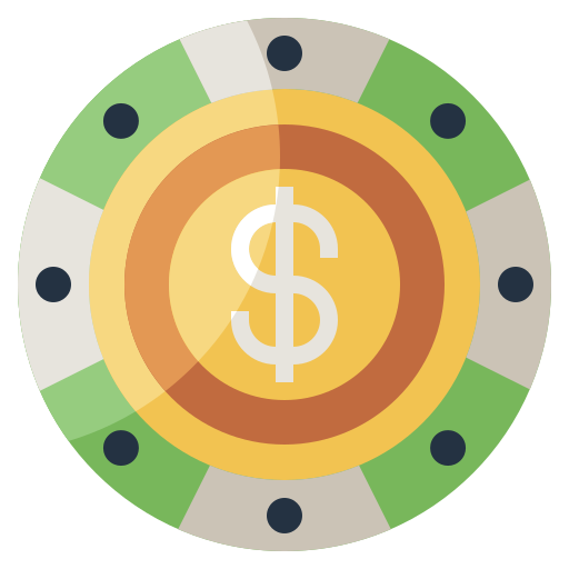 ficha de casino icono gratis