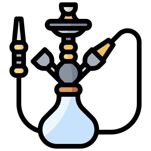 Hookah Surang Lineal Color Icon