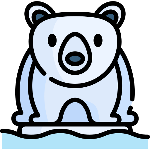 oso polar icono gratis