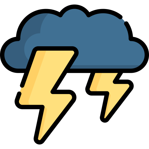 Thunderstorm Special Lineal color icon