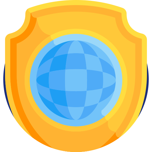 seguridad global icono gratis