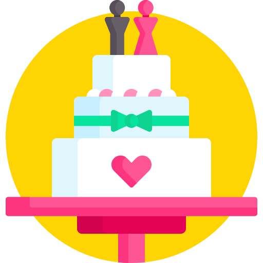 gâteau de mariage Icône gratuit gâteau de mariage Icône gratuit