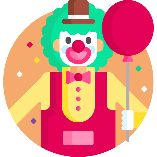 payaso icono gratis