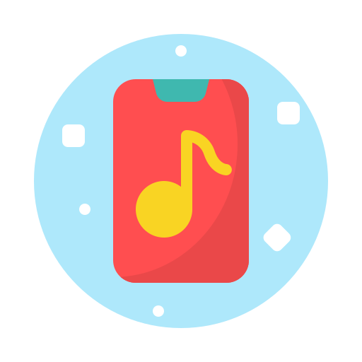 aplicación de música icono gratis