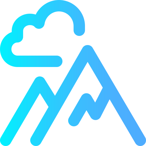 montagnes Icône gratuit