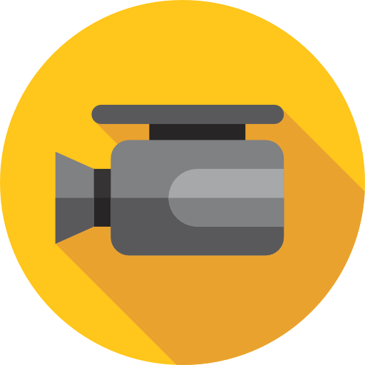 camara de video icono gratis