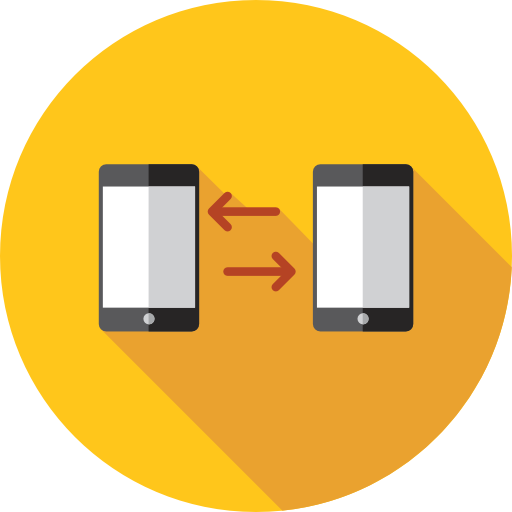 Smartphone Flat Circular Flat icon