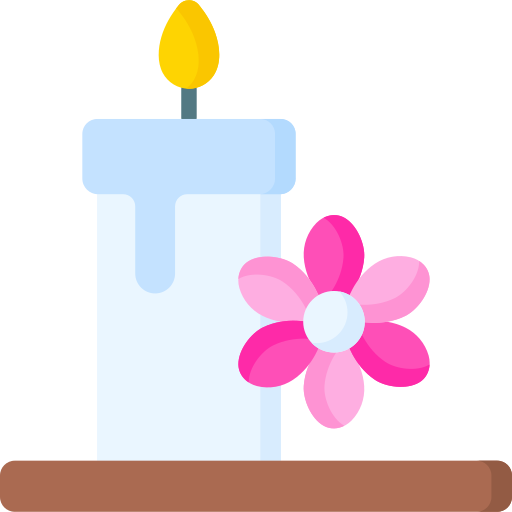 terapia de velas icono gratis