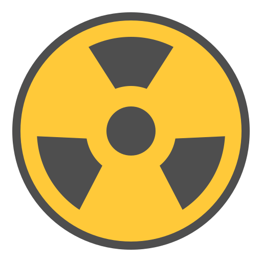 radioactivo icono gratis