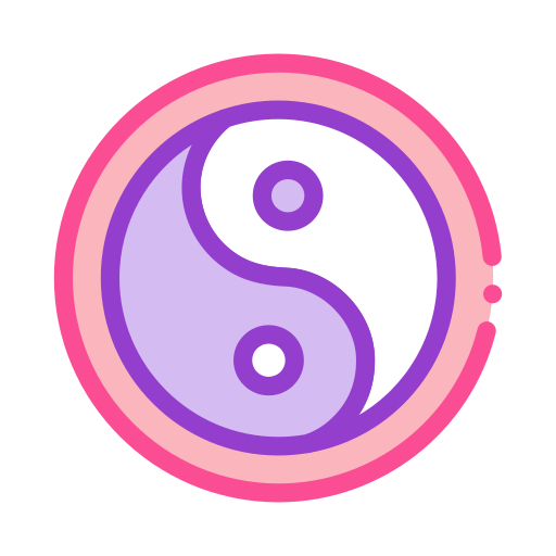 símbolo de yin yang icono gratis