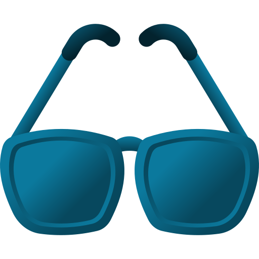 Sunglasses 3D Color icon