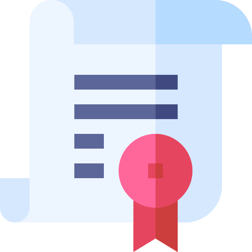 certificado icono gratis