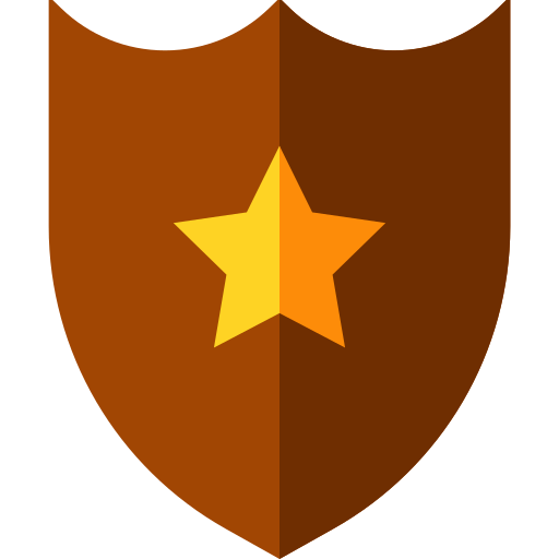 Shield Basic Straight Flat icon