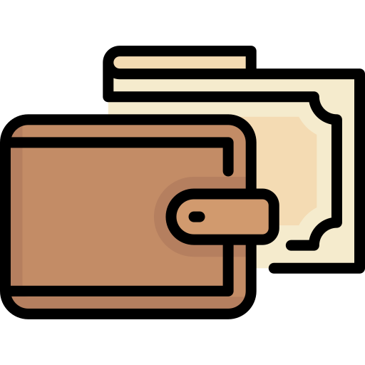 carteira grátis ícone