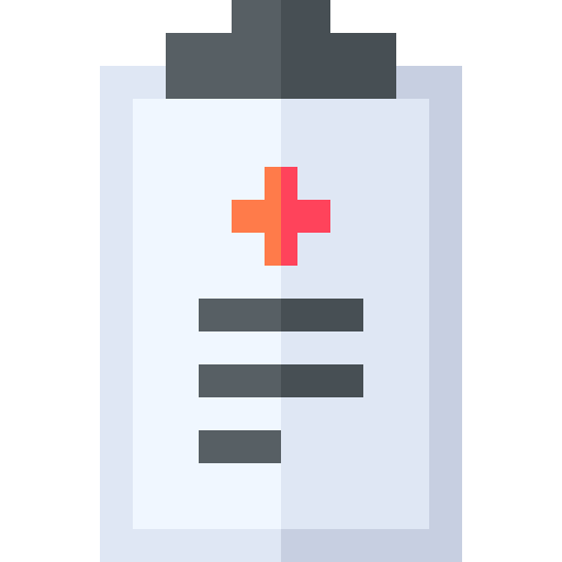 의료 진단서 무료 아이콘