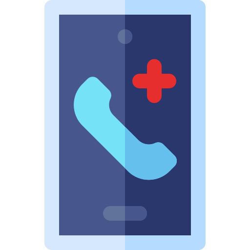 Call Basic Rounded Flat icon