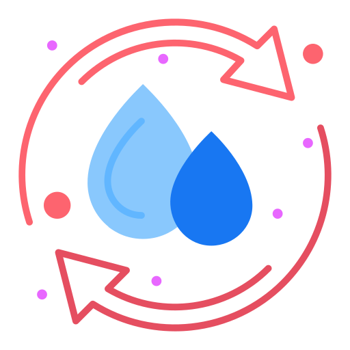 reutilizar el agua icono gratis