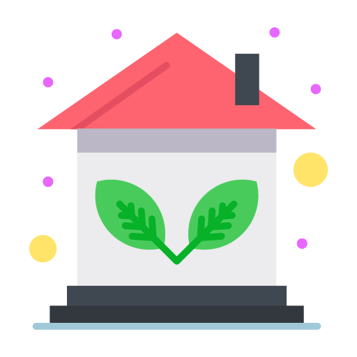 casa ecológica icono gratis