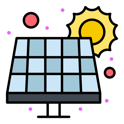 energía solar icono gratis