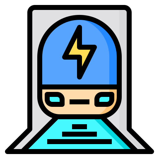 tren electrico icono gratis