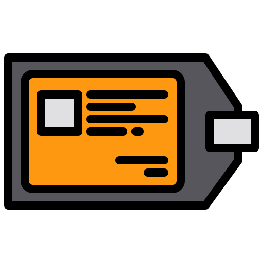 Tag free icon